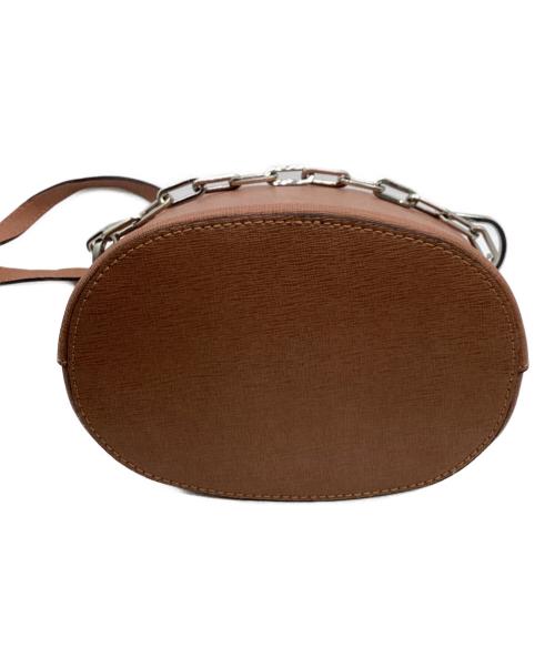 GIANNI CHIARINI（ジャンニ キアリーニ）GIANNI CHIARINI (ジャンニ キアリーニ) 2wayチェーンベルトショルダーバック ブラウンの古着・服飾アイテム