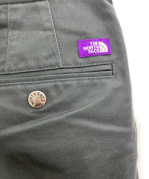 THE NORTHFACE PURPLELABEL（ザ・ノースフェイス パープルレーベル）THE NORTHFACE PURPLELABEL (ザ・ノースフェイス パープルレーベル) Stretch Twill Wide Tapered Pants/ストレッチツイル ワイドテーパードパンツ グレー サイズ:34の古着・服飾アイテム