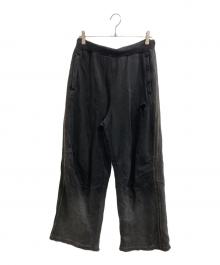 TROUBLED WATERS（トラブルウォーター）の古着「サイドラインスウェットパンツ」｜ブラック