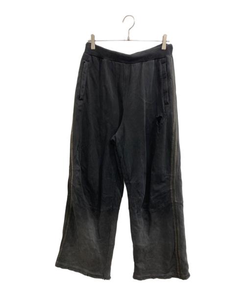 TROUBLED WATERS（トラブルウォーター）TROUBLED WATERS (トラブルウォーター) サイドラインスウェットパンツ ブラック サイズ:Ｍの古着・服飾アイテム