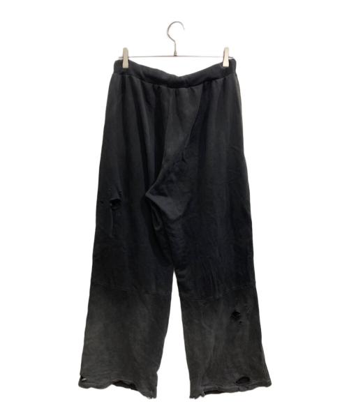 TROUBLED WATERS（トラブルウォーター）TROUBLED WATERS (トラブルウォーター) サイドラインスウェットパンツ ブラック サイズ:Ｍの古着・服飾アイテム