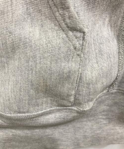 Champion REVERSE WEAVE（チャンピオン リバース ウィーブ）Champion REVERSE WEAVE (チャンピオン リバース ウィーブ) 2段プリントリバースウィーブスウェットプルオーバーパーカー グレー サイズ:Sの古着・服飾アイテム