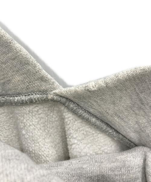 Champion REVERSE WEAVE（チャンピオン リバース ウィーブ）Champion REVERSE WEAVE (チャンピオン リバース ウィーブ) 2段プリントリバースウィーブスウェットプルオーバーパーカー グレー サイズ:Sの古着・服飾アイテム