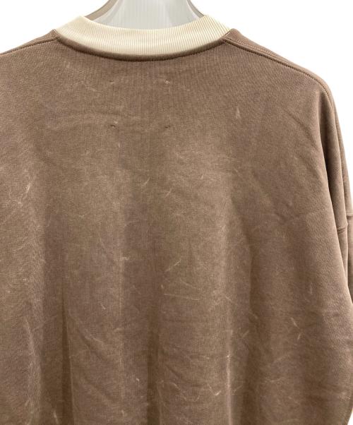 ROADLESS（ロードレス）ROADLESS (ロードレス) バイカラースウェット ブラウン×アイボリー サイズ:Mの古着・服飾アイテム