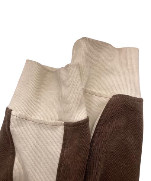 ROADLESS（ロードレス）ROADLESS (ロードレス) バイカラースウェット ブラウン×アイボリー サイズ:Mの古着・服飾アイテム