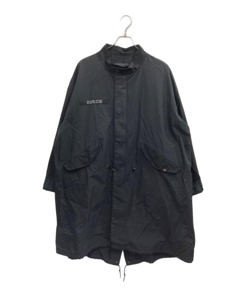 ALPHA（アルファ）ALPHA (アルファ) ZUCCA (ズッカ) モッズコート ブラック サイズ:XLの古着・服飾アイテム