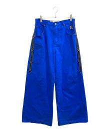 stuka（ストゥーカ）の古着「Double Pocket Baggy Jeans」｜ブルー