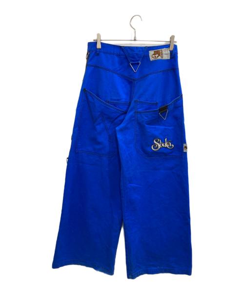 stuka（ストゥーカ）stuka (ストゥーカ) Double Pocket Baggy Jeans ブルー サイズ:32の古着・服飾アイテム