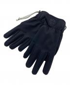 STONE ISLANDストーンアイランド）の古着「ソフトシェル ロゴグローブ」｜ブラック