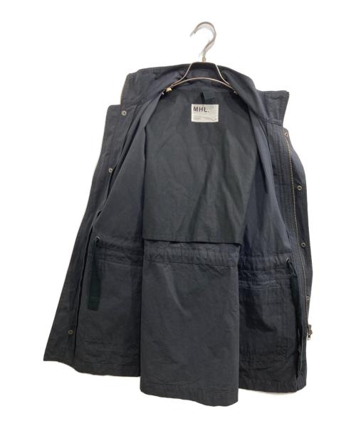 MHL（エムエイチエル）MHL (エムエイチエル) DENSE COTTON NYLON PLAINWEAVE ブラック サイズ:Sの古着・服飾アイテム