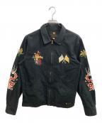 NEIGHBORHOODネイバーフッド）の古着「スーベニアジャケット/SOUVENIR-C/C-JKT」｜ブラック