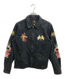 NEIGHBORHOOD（ネイバーフッド）の古着「スーベニアジャケット/SOUVENIR-C/C-JKT」｜ブラック