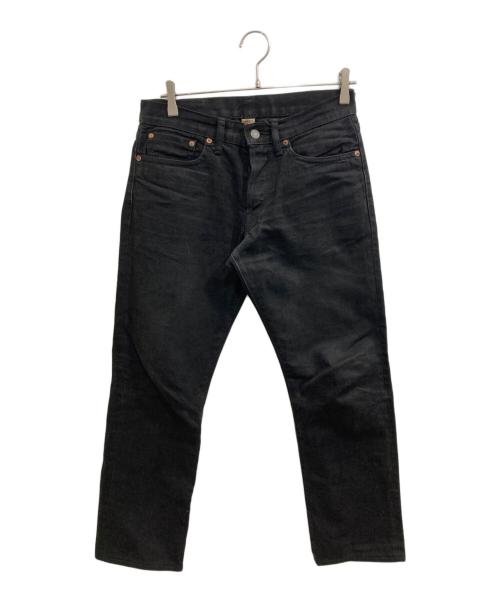 RRL（ダブルアールエル）RRL (ダブルアールエル) NEW BLACK ON BLACK SLIM FIT デニムパンツ/ニューブラックonブラック　スリムフィット　デニムパンツ ブラック サイズ:W30 L32の古着・服飾アイテム
