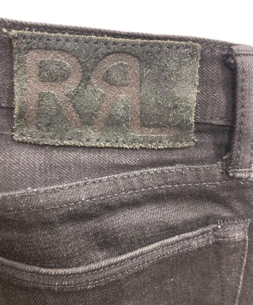 RRL（ダブルアールエル）RRL (ダブルアールエル) NEW BLACK ON BLACK SLIM FIT デニムパンツ/ニューブラックonブラック　スリムフィット　デニムパンツ ブラック サイズ:W30 L32の古着・服飾アイテム