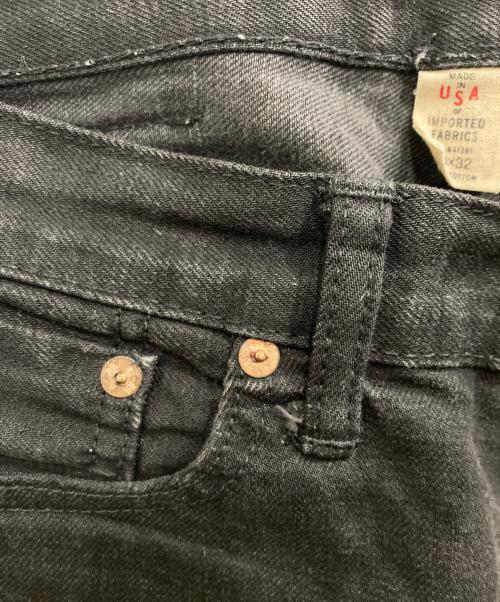 RRL（ダブルアールエル）RRL (ダブルアールエル) NEW BLACK ON BLACK SLIM FIT デニムパンツ/ニューブラックonブラック　スリムフィット　デニムパンツ ブラック サイズ:W30 L32の古着・服飾アイテム