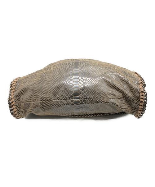 STELLA McCARTNEY（ステラマッカートニー）STELLA McCARTNEY (ステラマッカートニー) パイソンチェーンショルダーバッグ ブラウンの古着・服飾アイテム