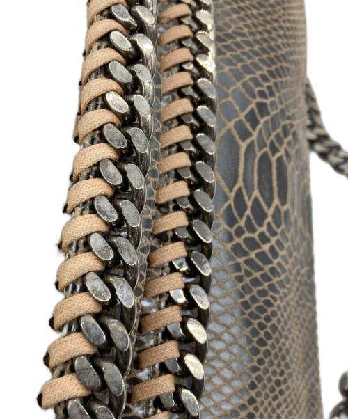 STELLA McCARTNEY（ステラマッカートニー）STELLA McCARTNEY (ステラマッカートニー) パイソンチェーンショルダーバッグ ブラウンの古着・服飾アイテム