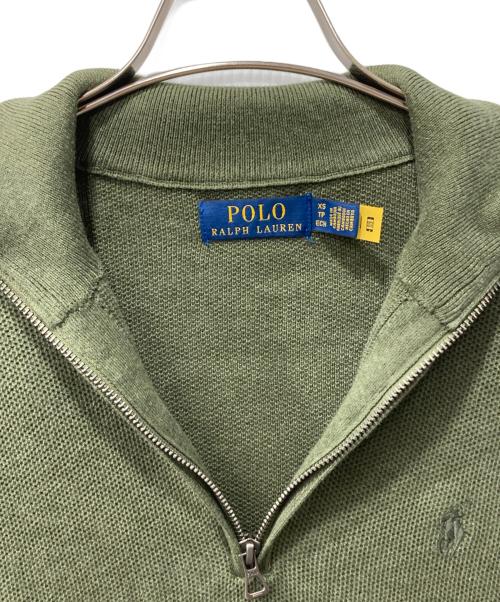 POLO RALPH LAUREN（ポロ・ラルフローレン）POLO RALPH LAUREN (ポロ・ラルフローレン) LS HZ-LONG SLEEVE-PULLOVER グリーン サイズ:XSの古着・服飾アイテム