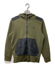 POLO RALPH LAUREN（ポロ・ラルフローレン）の古着「ハイブリッドフルジップフーディ」｜グリーン