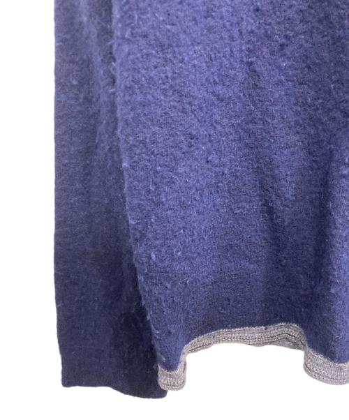 COMME des GARCONS HOMME PLUS（コムデギャルソンオムプリュス）COMME des GARCONS HOMME PLUS (コムデギャルソンオムプリュス) 縮絨ニット ネイビー サイズ:-の古着・服飾アイテム