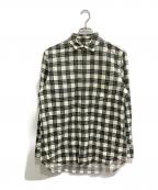 COMME des GARCONS HOMME PLUSコムデギャルソンオムプリュス）の古着「ネルシャツ」｜ホワイト×ブラック