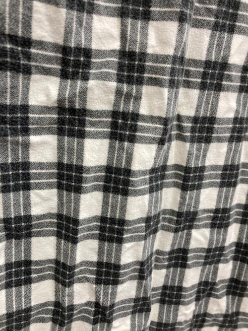 COMME des GARCONS HOMME PLUS（コムデギャルソンオムプリュス）COMME des GARCONS HOMME PLUS (コムデギャルソンオムプリュス) ネルシャツ ホワイト×ブラック サイズ:-の古着・服飾アイテム