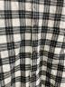 中古・古着 COMME des GARCONS HOMME PLUS (コムデギャルソンオムプリュス) ネルシャツ ホワイト×ブラック サイズ:-：12000円