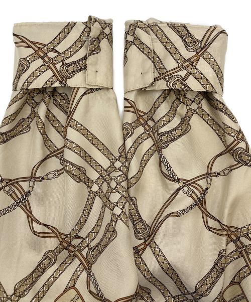 BURBERRY LONDON（バーバリーロンドン）BURBERRY LONDON (バーバリーロンドン) 総柄シルクシャツ ベージュ サイズ:38の古着・服飾アイテム