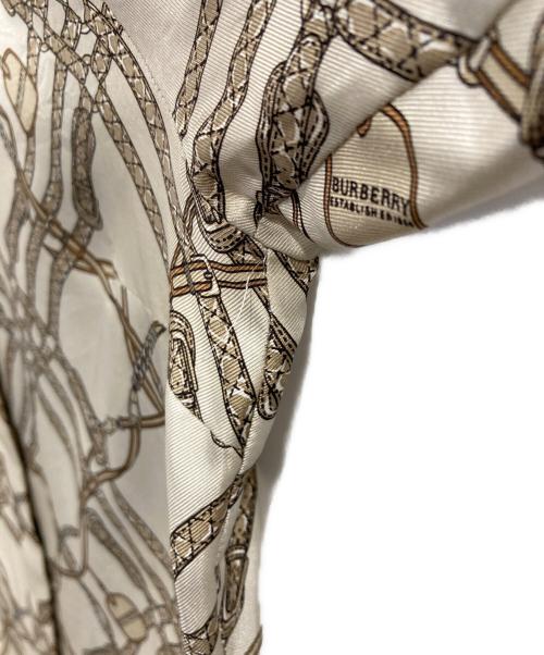 BURBERRY LONDON（バーバリーロンドン）BURBERRY LONDON (バーバリーロンドン) 総柄シルクシャツ ベージュ サイズ:38の古着・服飾アイテム
