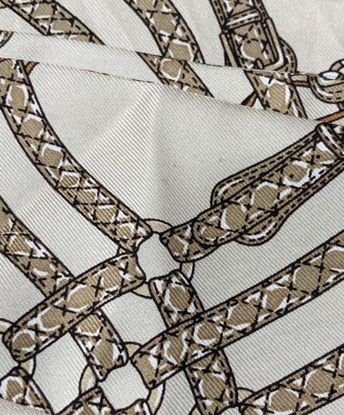 BURBERRY LONDON（バーバリーロンドン）BURBERRY LONDON (バーバリーロンドン) 総柄シルクシャツ ベージュ サイズ:38の古着・服飾アイテム