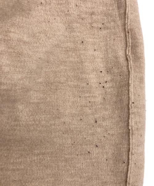 BORDERS at BALCONY（ボーダーズアットバルコニー）BORDERS at BALCONY (ボーダーズアットバルコニー) ロングニットワンピース ベージュ サイズ:38の古着・服飾アイテム