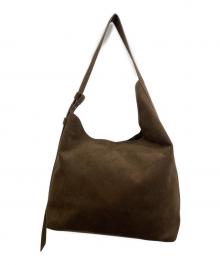 WS（ドゥーブル）の古着「Ultrasuede(R)ホーボーバッグ」｜ブラウン