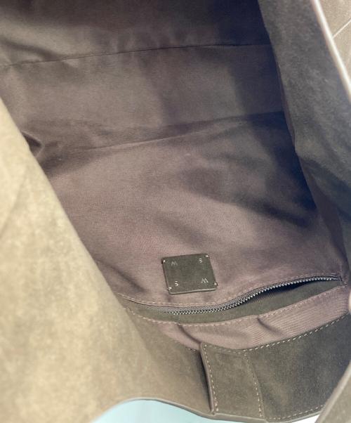WS（ドゥーブル）WS (ドゥーブル) Ultrasuede(R)ホーボーバッグ ブラウンの古着・服飾アイテム