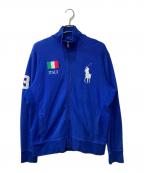POLO RALPH LAURENポロ・ラルフローレン）の古着「ITALY トラックジャケット」｜ブルー