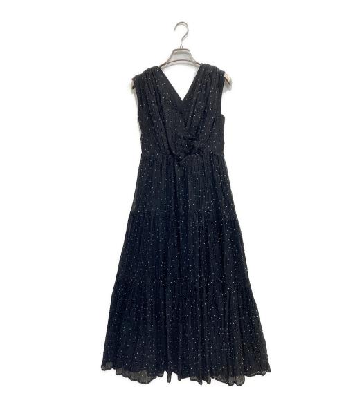 HER LIP TO（ハーリップトゥ）HER LIP TO (ハーリップトゥ) Tiered Polka-Dot Long ブラック サイズ:Mの古着・服飾アイテム