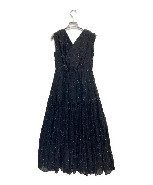 HER LIP TO（ハーリップトゥ）HER LIP TO (ハーリップトゥ) Tiered Polka-Dot Long ブラック サイズ:Mの古着・服飾アイテム