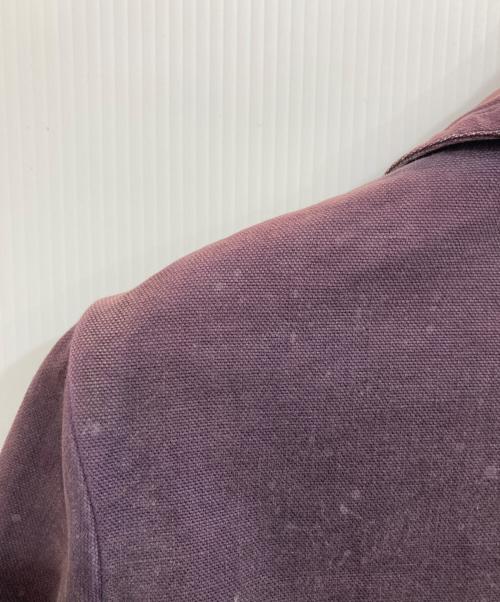 RRL（ダブルアールエル）RRL (ダブルアールエル) キャンバス ダック P コート パープル サイズ:Ｓの古着・服飾アイテム