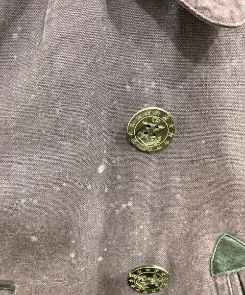 RRL（ダブルアールエル）RRL (ダブルアールエル) キャンバス ダック P コート パープル サイズ:Ｓの古着・服飾アイテム