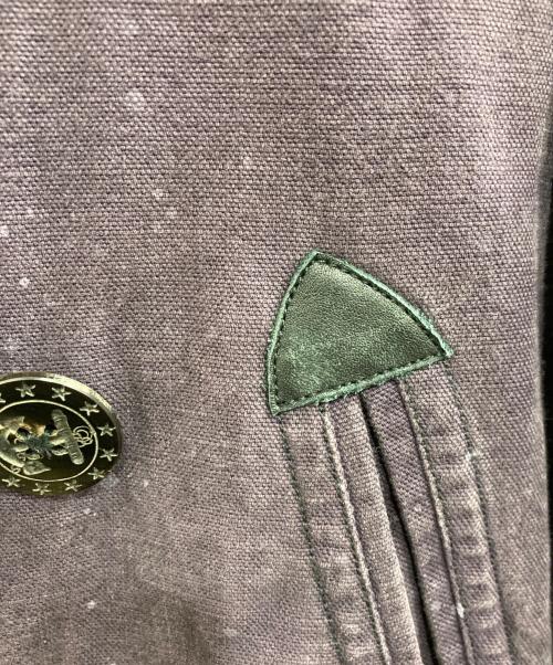 RRL（ダブルアールエル）RRL (ダブルアールエル) キャンバス ダック P コート パープル サイズ:Ｓの古着・服飾アイテム