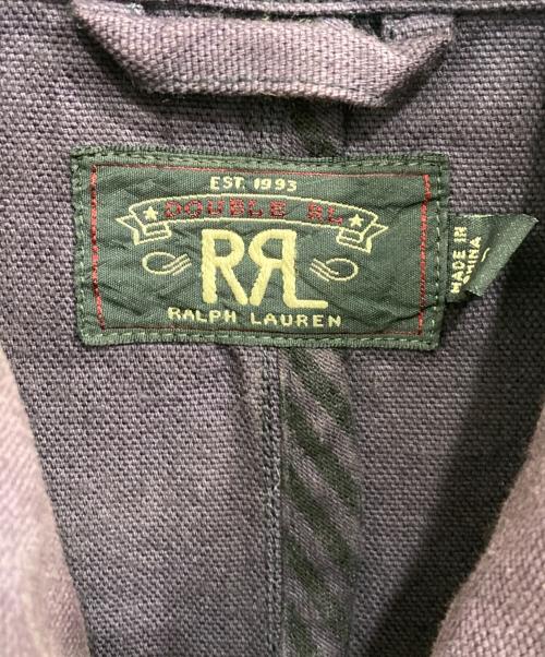 RRL（ダブルアールエル）RRL (ダブルアールエル) キャンバス ダック P コート パープル サイズ:Ｓの古着・服飾アイテム