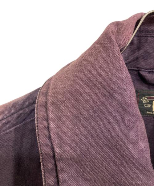 RRL（ダブルアールエル）RRL (ダブルアールエル) キャンバス ダック P コート パープル サイズ:Ｓの古着・服飾アイテム