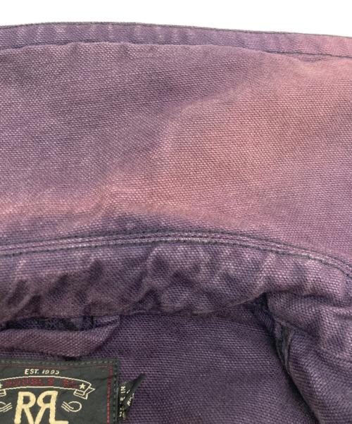RRL（ダブルアールエル）RRL (ダブルアールエル) キャンバス ダック P コート パープル サイズ:Ｓの古着・服飾アイテム