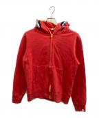 A BATHING APEア ベイシング エイプ）の古着「Red NEON shark full zip hoodie」｜レッド