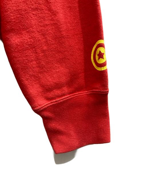 A BATHING APE（ア ベイシング エイプ）A BATHING APE (ア ベイシング エイプ) Red NEON shark full zip hoodie レッド サイズ:Mの古着・服飾アイテム