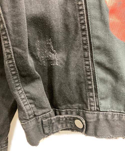 MISBHV（ミスビヘイブ）MISBHV (ミスビヘイブ) Heads Damage DenimJacket ブラック サイズ:Ｌの古着・服飾アイテム