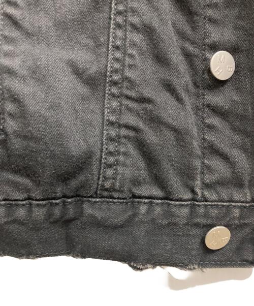 MISBHV（ミスビヘイブ）MISBHV (ミスビヘイブ) Heads Damage DenimJacket ブラック サイズ:Ｌの古着・服飾アイテム