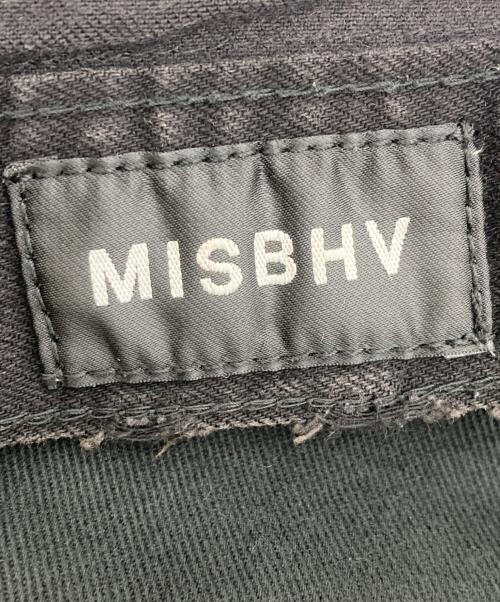 MISBHV（ミスビヘイブ）MISBHV (ミスビヘイブ) Heads Damage DenimJacket ブラック サイズ:Ｌの古着・服飾アイテム
