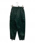 South2 West8サウスツー ウエストエイト）の古着「総柄トラックパンツ」｜グリーン