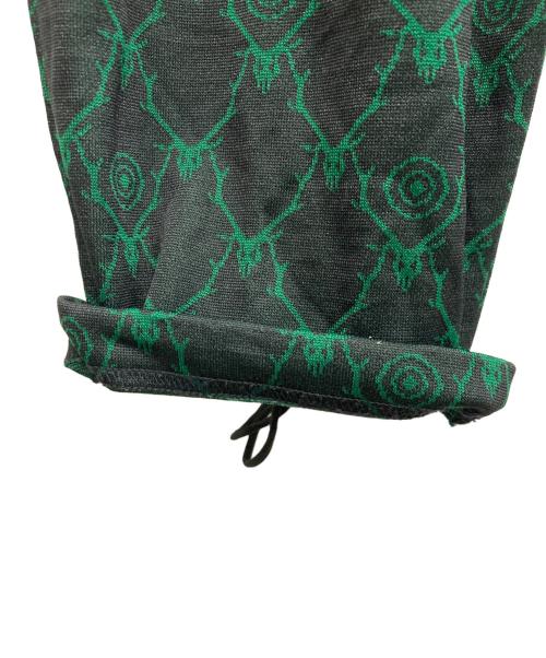 South2 West8（サウスツー ウエストエイト）South2 West8 (サウスツー ウエストエイト) 総柄トラックパンツ グリーン サイズ:XSの古着・服飾アイテム