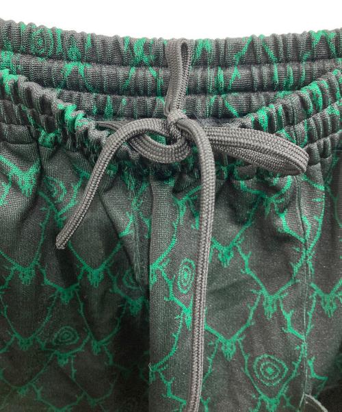 South2 West8（サウスツー ウエストエイト）South2 West8 (サウスツー ウエストエイト) 総柄トラックパンツ グリーン サイズ:XSの古着・服飾アイテム